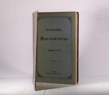 Homöopathische Monatsblätter. 19. Jahrgang (Nr. 2 - 12), 1894