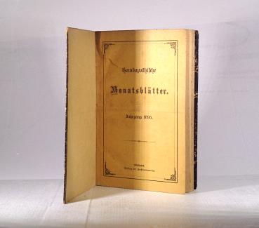 Homöopathische Monatsblätter. 20. Jahrgang, 1895