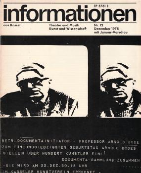 Informationen aus Kassel ; Nr. 12, Dezember 1975 (mit Januar - Vorschau)