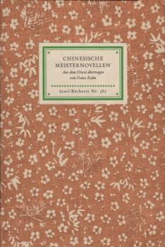 Chinesische Meisternovellen.