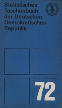 Statistisches Taschenbuch der Deutschen Demokratischen Republik 1972