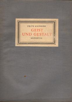 Geist und Gestalt : [Aufsätze]