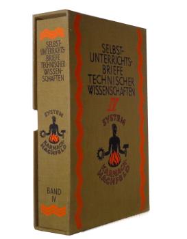Selbstunterrichtsbriefe technischer Wissenschaften. Der Maschinenmeister. Handbuch zur Ausbildung von Werk- und Maschinenmeistern, Betriebsleitern usw. Band 4. Im Schuber.
