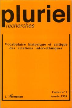 Vocabulaire historique et critique des relations inter - ethniques