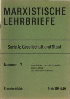 Vorläufer des modernen Sozialismus
