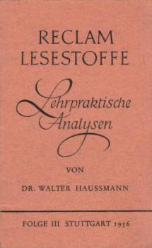 Lehrpraktische Analysen ; Teil : Folge 3
