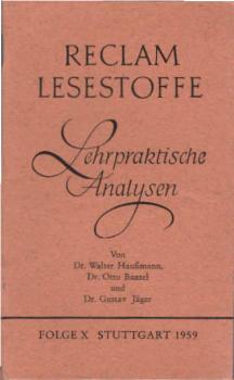 Lehrpraktische Analysen ; Teil : Folge 10