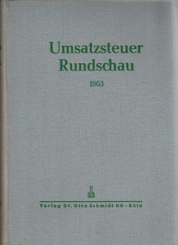 Umsatzsteuer-Rundschau; 12. Jahrgang 1963