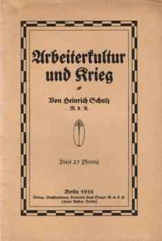 Arbeiterkultur und Krieg