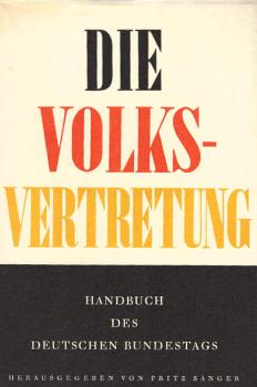 Die Volksvertretung : Handbuch d. Dt. Bundestags