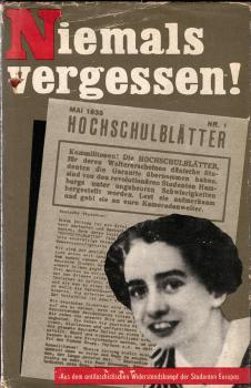 Niemals vergessen : Aus d. antifaschist. Widerstandskampf d. Studenten Europas