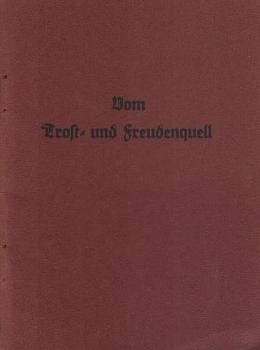 Vom Trost- und Freudenquell.