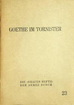 Goethe im Tornister