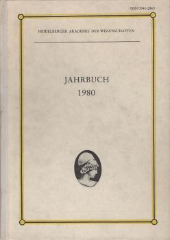 Jahrbuch der Heidelberger Akademie der Wissenschaften für das Jahr 1980.