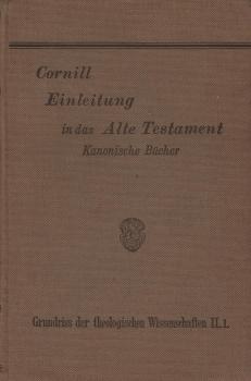 Einleitung in die kanonischen Bücher des Alten Testaments.