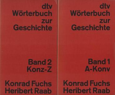 dtv-Wörterbuch zur Geschichte. 2 Bände.