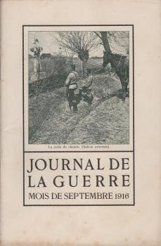 Journal de la guerre. Mois De September 1916.