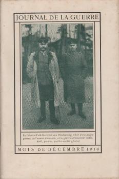 Journal de la guerre. Mois De Décembre 1916.