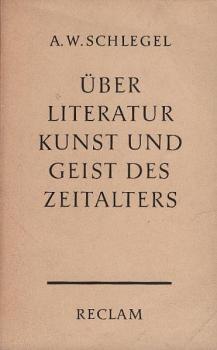 Über Literatur, Kunst und Geist des Zeitalters.