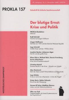 Der blutige Ernst: Krise und Politik.