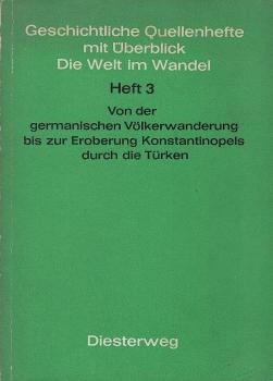 Von der germanischen Völkerwanderung bis zur Eroberung Konstantinopels durch die Türken.