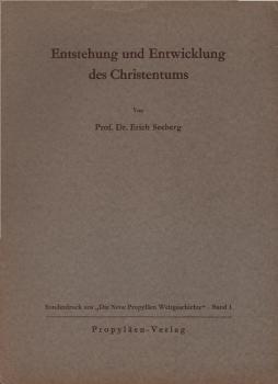 Entstehung und Entwicklung des Christentums bis zum Aufbau der antiken Reichskirche.