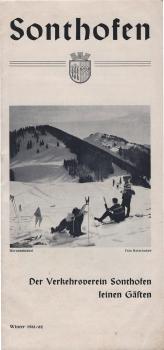 Sonthofen. Winter 1961/62. [Prospekt].