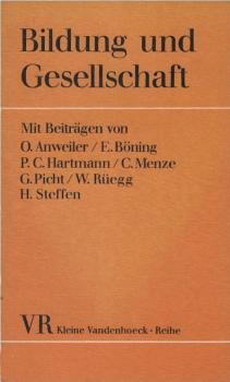 Bildung und Gesellschaft : Zum Bildungsbegriff von Humboldt bis z. Gegenwart.