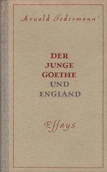 Der junge Goethe und England : Essays.