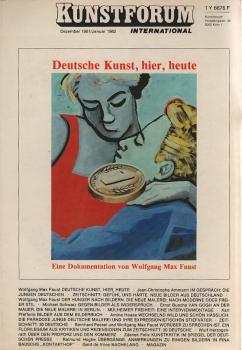 Kunstforum 47. Deutsche Kunst, hier, heute.