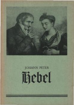 Johann Peter Hebel : Festgabe aus Anlass d. 125. Todestages d. Dichters.