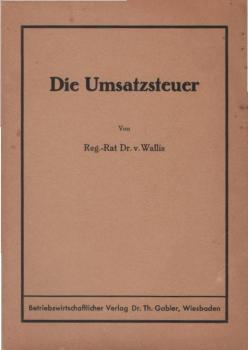 Die Umsatzsteuer.