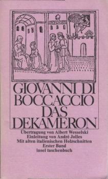 Boccaccio, Giovanni: Das Dekameron; Teil: Bd. 1.