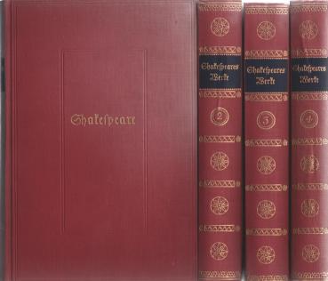 Shakespeare Dramatische Werke in vier Bänden.