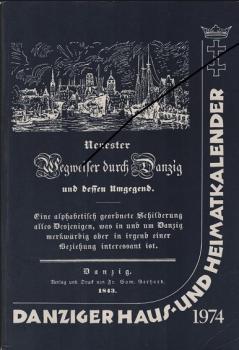 Danziger Haus- und Heimatkalender 1974. 26. Jahrgang.
