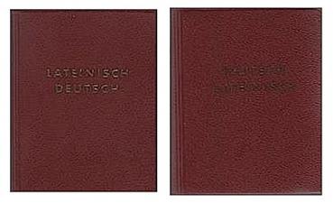 Junckers Kleinwörterbuch; 2 Bde., Lateinisch - Deutsch ; Deutsch - Lateinisch.