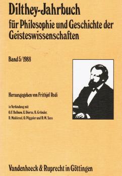 Dilthey-Jahrbuch für Philosophie und Geschichte der Geisteswissenschaften. Band 5. 1988