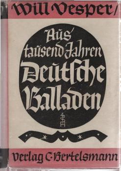 Aus tausend Jahren : Deutsche Balladen u. hist. Lieder.