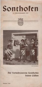Sonthofen im Stadterhebungsjahr 1963 : Der Verkehrsverein Sonthofen seinen Gästen (Werbeschrift)