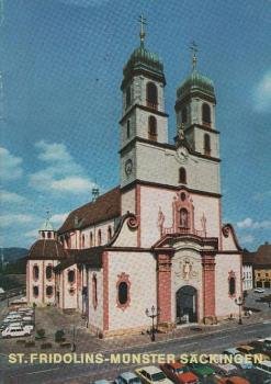 St. Fridolinsmünster zu Säckingen am Rhein.