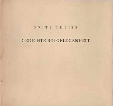 Gedichte bei Gelegenheit.