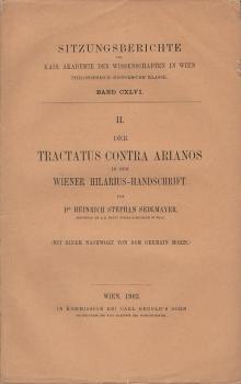 Der tractatus contra Arianos in der Wiener Hilarius-handschrift