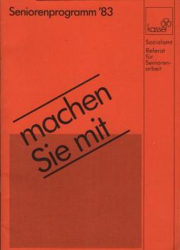 Seniorenprogramm '83: machen Sie mit (Veranstaltungsprogramm)
