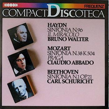 Haydn: Symphony 96, Mozart: Symphony 38; Beethoven: Symphony 1