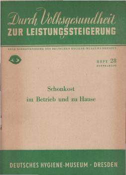 Schonkost im Betrieb und zu Hause.