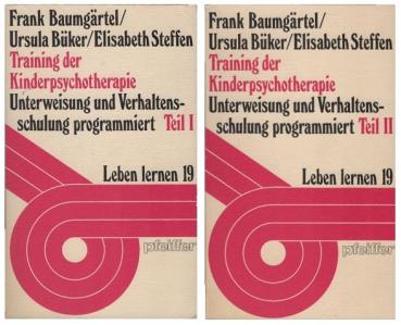 Training der Kinderpsychotherapie : Unterweisung und Verhaltensschulung programmiert; 2 Bücher.