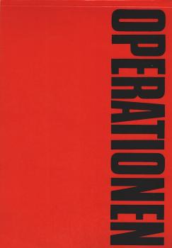 Operationen im Museum Fridericianum Kassel : 16. 7. - 11. 10. 69; Dokumentation, Arbeitstagebuch; Realisation von Ideen, Programmen u. Konzeption in Raum, Environment, Objekt, Licht, Film, Kinetik, Bild, Ton, Spielaktion.