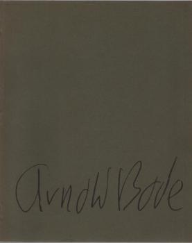 Arnold Bode 23. Dezember 1900.