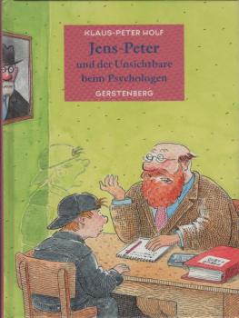Jens-Peter und der Unsichtbare beim Psychologen.
