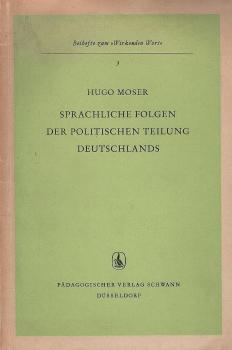 Sprachliche Folgen der politischen Teilung Deutschlands.